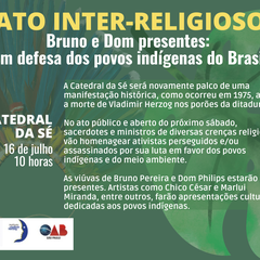 ATO INTER-RELIGIOSO (Post para Twitter)