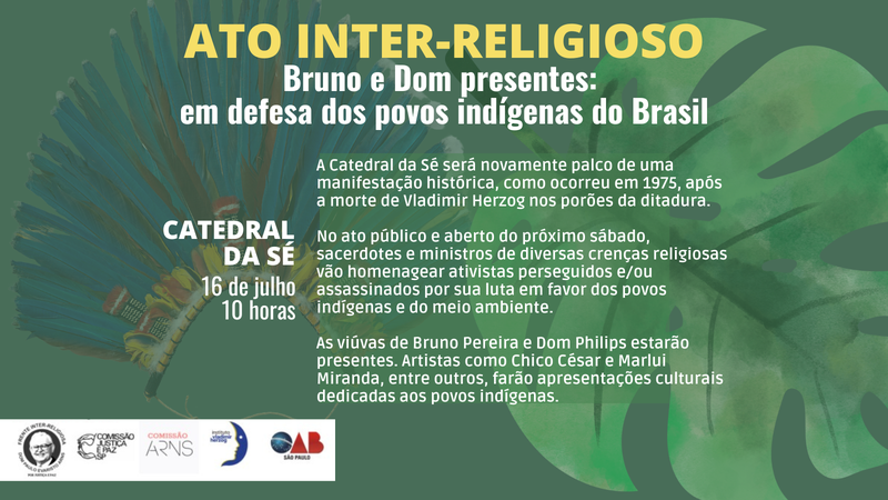 ATO INTER-RELIGIOSO (Post para Twitter)