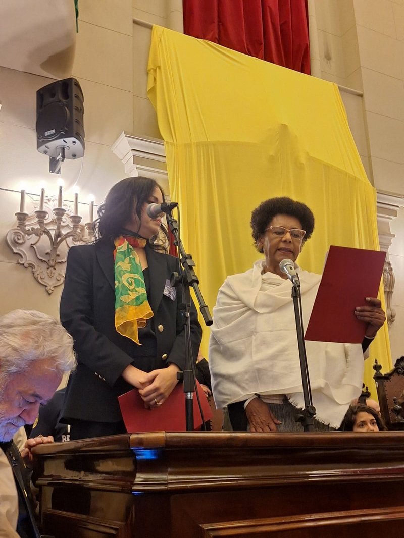 Leitura da carta pela soberania nacional